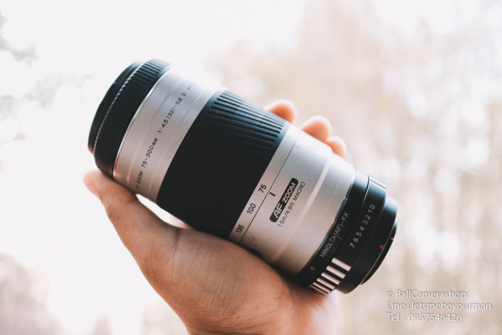 ขายเลนส์มือหมุน-minolta-75-300mm-f4-5-5-6-serial-99207965-for-fujifilm-mirrorless-ทุกรุ่น