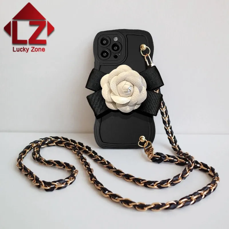 Strap Chain Phone Case For Huawei P30 P20 Mate 20 Pro Lite P30pro