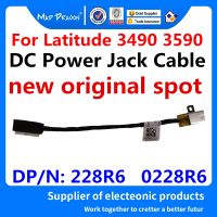 แล็ปท็อปใหม่ DC DC-IN DC Power Jack สำหรับ Dell Latitude 3490 3590 E3490 E3590 DAL10 DAL20 228R6 0228R6 DC301011R00