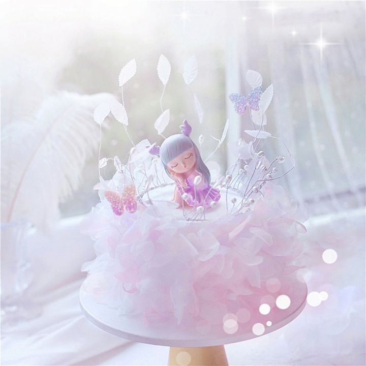 ตุ๊กตาผีเสื้อ-ดอกไม้-นางฟ้า-เอลฟ์-น่ารัก-สําหรับตกแต่งเค้ก-งานแต่งงาน-วันวาเลนไทน์