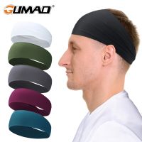 Men Sports Head bandage Fitness Sweatband Cycling Workout Yoga Running Breathable Headband Gym Headscarf Tennis Hair Band Women