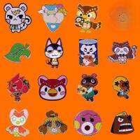 【YF】 Fun Game Dog Villager Brooches Isabel Happy Clown Cartoon Enamel Lapel Pins Childs