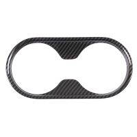 Car Carbon Fiber ABS Gear Water Cup Frame Cover Trim for Ranger 2015-2021 Car Interior