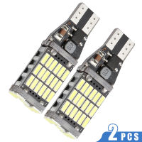 2ชิ้นรถยนต์หลอดไฟอัตโนมัติเลี้ยวหลอดไฟ DC 12โวลต์ Super White T15 45 SMD 2835