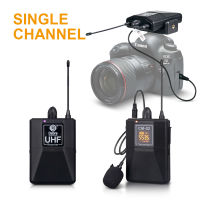 Debra Audio UHF Wireless Lavalier Microphone with 30 Selectable Channels 50m Range for DSLR Camera Interview Live Recording