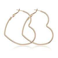 Earrings Women Hoops Heart