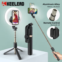 Selfie Stick Monopod ขาตั้งกล้องพร้อมไร้สายบลูทูธระยะไกลแหวนเติมแสงสำหรับมือถือหัวเว่ย Xiaomi ศัพท์มือถือมาร์ทโฟน