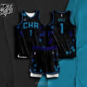 CHARLOTTE HORNETS BALL HG JERSEY FULL SUBLIMATION