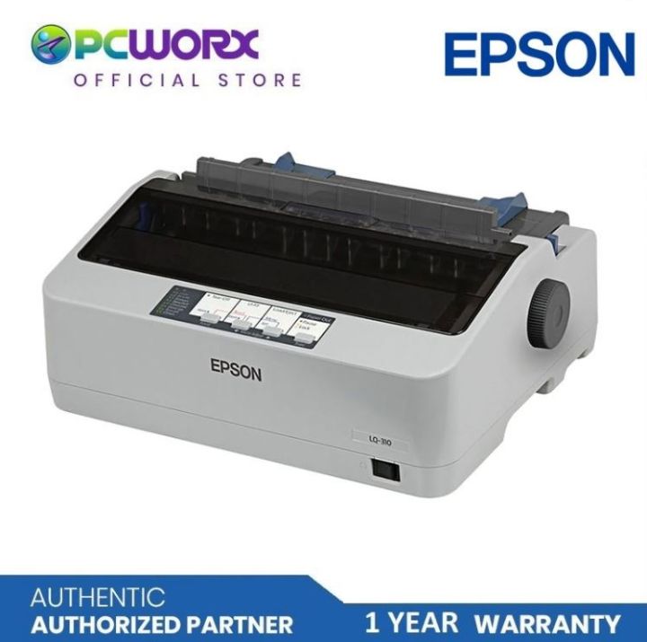 Epson Lx 310 9pins Dot Matrix Printer Office Printer Dot Matrix Printer Epson Printers 4495