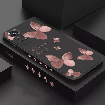 Retro Butterfly Flowers Phone Case for Xiaomi Redmi Note 12 11 11S 10 10S 9S 9 Pro Plus 10C 4G 5G Mi 12T 13 Lite Poco F5 Cover