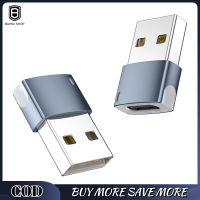 Usb 2.0ไปยัง Type-C อะแดปเตอร์ตัวเมียที่มีไฟ Led 480mbps เชื่อมต่อตัวแปลงชาร์จรับส่งข้อมูล