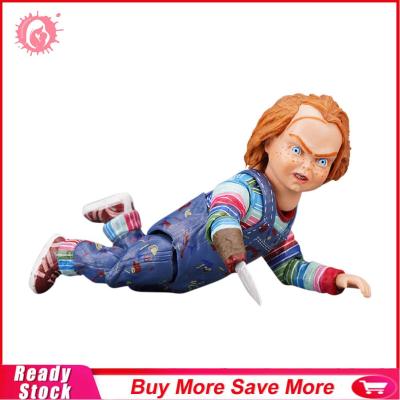 【มีสต็อก ^ V ^ 】โมเดลฟิกเกอร์สะสมแอคชั่นตุ๊กตา Chucky ขยับได้รูปปั้นตกแต่งบ้านอนิเมะ Chucky ของขวัญที่ดีที่สุด * V *