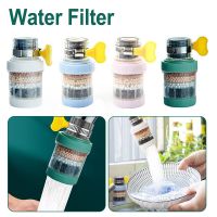 6 Layers Universal Kitchen Faucet Purifier Tap Filter Water Saving Bubbler Activated Carbon Filtration Shower Head Nozzle Filter