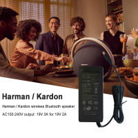 3A 19V สำหรับ Harman/kardon Go + เล่นสเตอริโอลำโพงบลูทูธพกพาได้ลำโพงกลางแจ้งที่ชาร์จอะแดปเตอร์ DC แหล่งกระจายไฟ AC