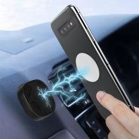 Car Magnetic Mobile Phone Holder Suction Stand Universal Dashboard Mount Extra Metal Plate