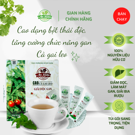 Cao cà gai leo thải độc gan dạng bột an xuân 60gr - thải độc gan - ảnh sản phẩm 1