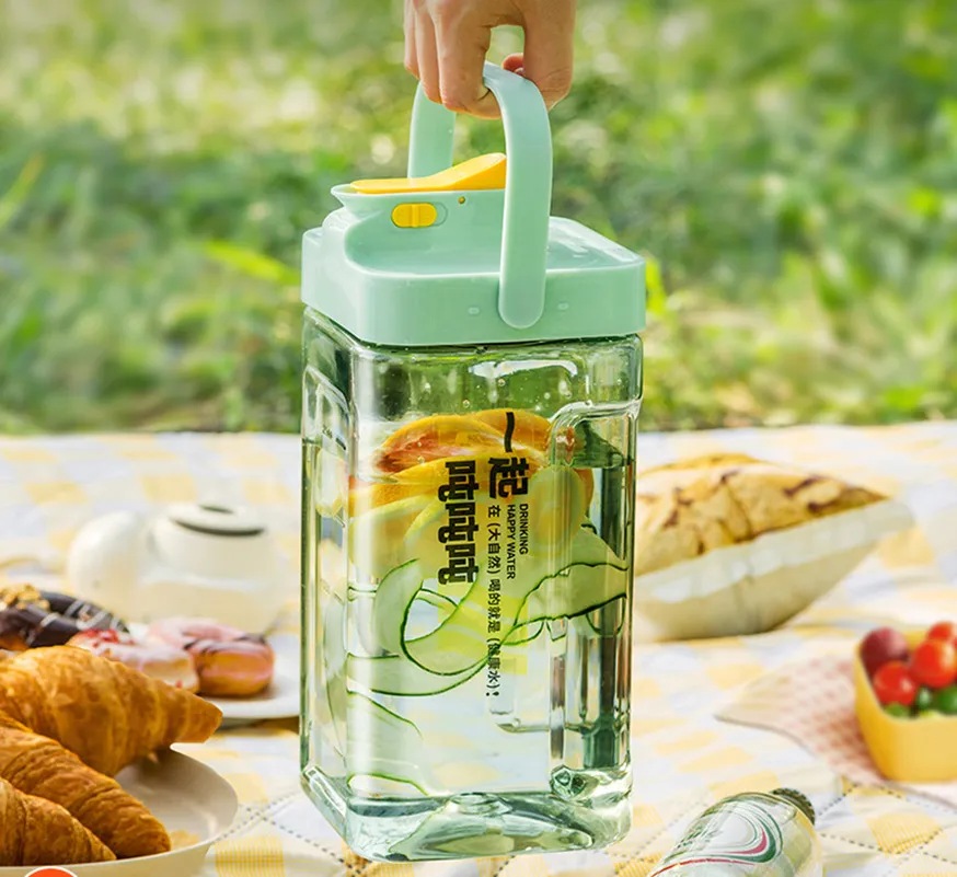 Large Capacity Water Dispenser With Tap For Iced Water, Fruit Tea