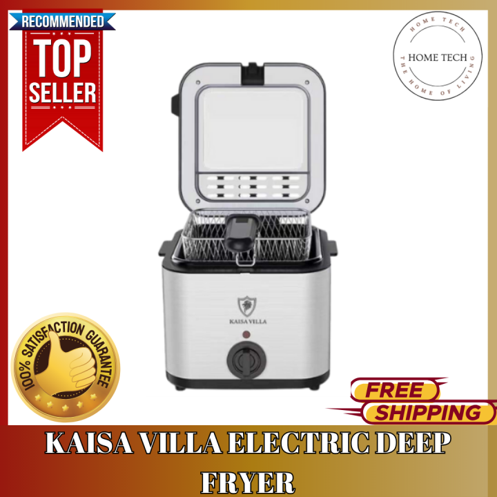 HOMETECH Kaisa Villa deep fryer 2.5L electric deep fryer oven pan