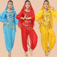 [COD] dance costume adult female belly performance suit new long-sleeved ethnic style stage