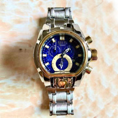 【ปล่อยใหม่】นาฬิกาผู้ชาย Invicta2022ผู้ชายนาฬิกาควอทซ์ที่มีคุณภาพสูงนาฬิกาข้อมือผู้ชายแฟชั่นผู้ชายนาฬิกาหน้าปัดใหญ่