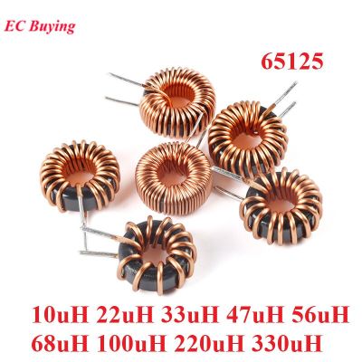 2pcs Toroid Core Inductors 65125 Winding Magnetic Ring Inductance 10uH 22uH 33uH 47uH 56uH 68uH 100uH 220uH 330uH Toroidal Coil Electrical Circuitry P