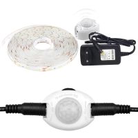 DC 12V LED Strip 2835 Motion Sensor controller Auto ON/OFF IP65 waterproof Flexible LED Tape 1M 2M 3M 5M Sensor Bed Light