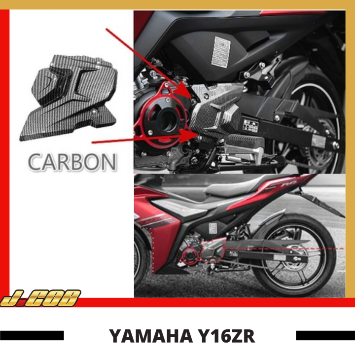 Yamaha y16zr VVA side cover sprocket carbon Lazada PH