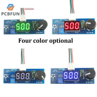 pcbfun ชุดควบคุมไฟฟ้าสถานีเครื่องเชื่อมเหล็กดิจิตอลกระดานควบคุมอุณหภูมิสำหรับ T12 HAKKO ชุด DIY พร้อมสวิตช์สั่นแบบ LED