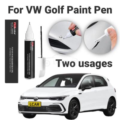 Golf Paint Touch Up Pen For VW Golf Black White Paint Scratch Remover Repair Tools Volkswagen Paint Pen Auto Paint Fixer Care Towels