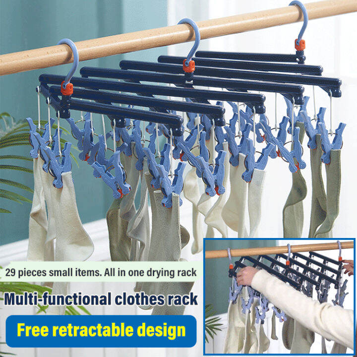 Cologo Spacesaving MultiHead Clothes Drying Rack Sock Dryer Lazada