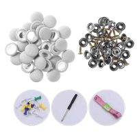 T8WF 50 Pcs Car Interior Roof Buckles Headliner Ceiling Cloth Fixing Roof Snap Rivets Repair Buttons Pins Grommets