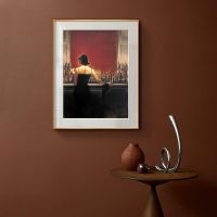 American Style Retro Nordic Modern Bar Restaurant Figure Canvas Painting Wall Art Poster Print Picture Home Living Room Decor Drawing Painting Supplie