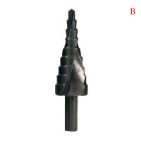 3PCS/SET 4-32MM HSS Cobalt Step Stepped Drill Bit Set Nitrogen Spiral Hole