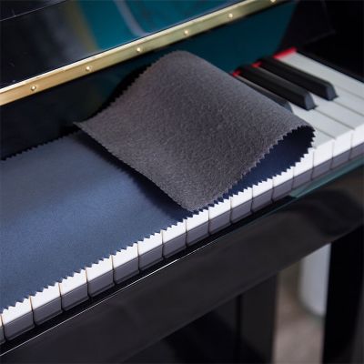 ผ้าแผ่นครอบแป้นพิมพ์ผ้าคลุมเปียโนฝาครอบกันฝุ่นกุญแจแบบนอร์ดิกหรูหรา With18x126cm ขนาดผ้าเทคโนโลยีล้างง่าย