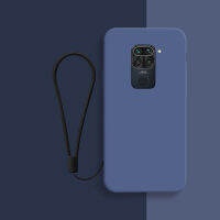 สำหรับ Xiaomi Redmi Note 9 เคสโทรศัพท์ฝาหลังแบบนิ่มที่เป็นซิลิโคนเหลวคุณภาพบางเฉียบคุณภาพสูงกันกระแทกขอบ TPU ป้องกันรอยขีดข่วน360องศา