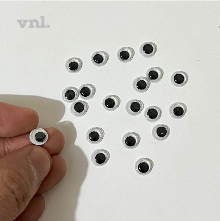 Googly Eyes 20 PCS (10 Pairs), SelfAdhesive Moving Eyes, Craft Eyes
