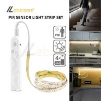 【DT】hot！ Under Cabinet Lighting Sensor Four Modes Bed Stairs Wardrobe Lamp Tape 5V USB Closet Night Strip