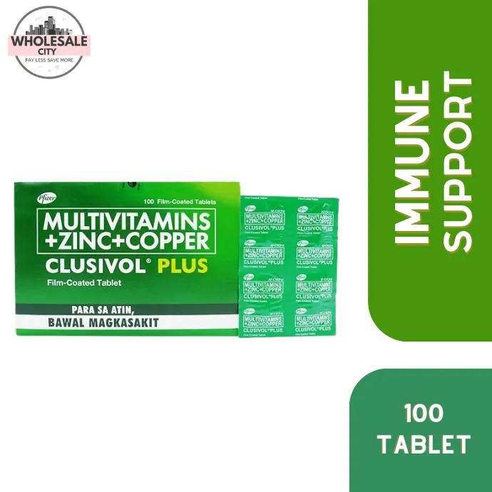 Clusivol Plus Multivitamins film coated tablets 1pcs Lazada PH
