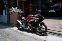 สติ๊กเกอร์  ลาย ฉลาม V.2 รถรุ่น Kawasaki Ninja 250/300