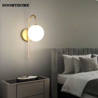 DOOMYHOME โคมไฟติดผนังข้างเตียงโคมไฟติดผนังแบบสแกนดิเนเวีย,ข้างเตียงห้องห้องนอนทันสมัยความคิดสร้างสรรค์ส่วนบุคคลทางเดินทางเข้าโคมไฟและตะเกียง