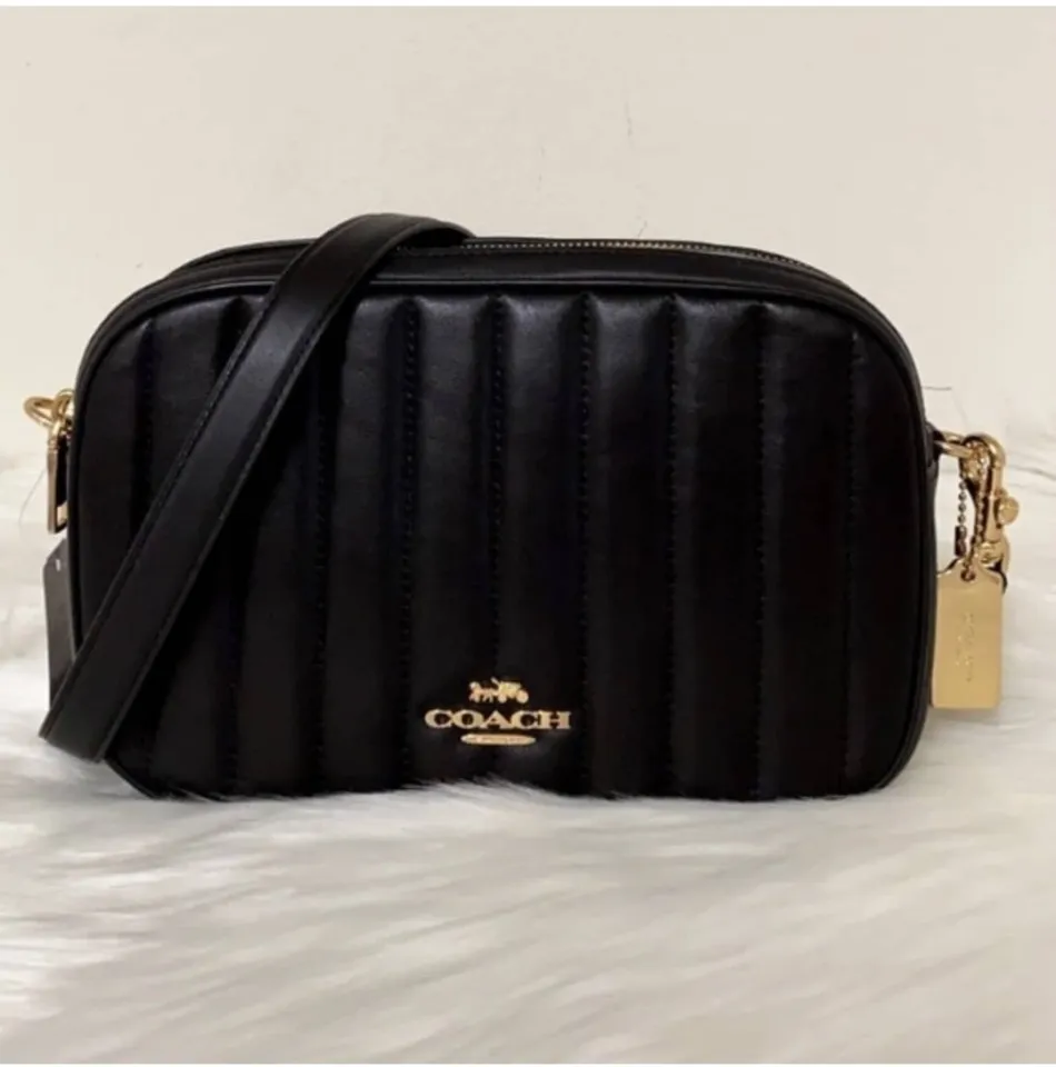 Coach+C1569+Jes+Crossbody+With+Linear+Quilting+Leather%2C+Black