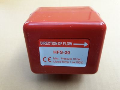 สวิตซ์ใบพาย เกลียว 3/4 นิ้ว Flow Switch HFS-20 พร้อมใบพายสแตนเลส 3 ใบ ส่งจากประเทศไทย