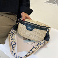 High quality Waist Bag Fashion Straw Women Bags Lady Ladies Shoulder Crossbody Chest pack Fanny pack Designer Female Belt Bag