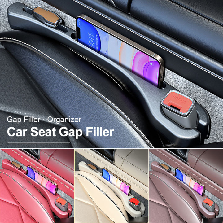 JPK【Ready Stock】1Pair Car Seat Gap Filler Universal PU Leak