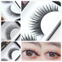 ขนตาปลอมแบบแฮนด์เมดขนตาปลอมเรียวสวยอย่างเป็นธรรมชาติ Naturally slender false eyelashes grafted eyelashes