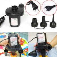 Electric Air Pump เครื่องสูบลมไฟฟ้า ที่สูบลมไฟฟ้า ขนาดเล็ก พกพาง่าย พร้อมหัว 3 ขนาด (สูบลมเข้า-ออกได้)