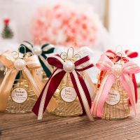 Metal Candy Box Tinplate birdcage gift bags with handles chocolate favor boxes packaging gift box Wedding gifts for guests Storage Boxes