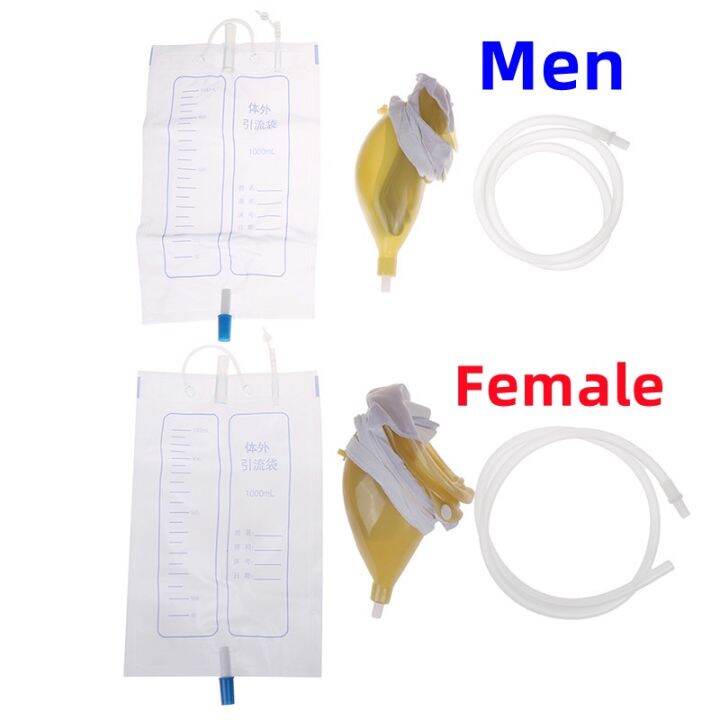 HOT CFZGF Bedridden Breathable Urine Bag Urinary/ Latex Urine Collector Adults Urinal with
