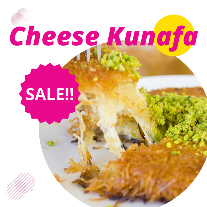 CHEESE KUNAFA 150g/ CHEESE KUNAFA/ Cheese tarik/ Kunafa cheese tarik
