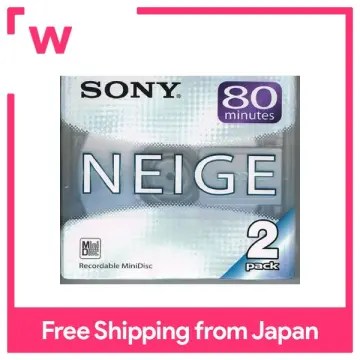 Sony Neige 80 Minute Blank minidisc 10 disc Pack